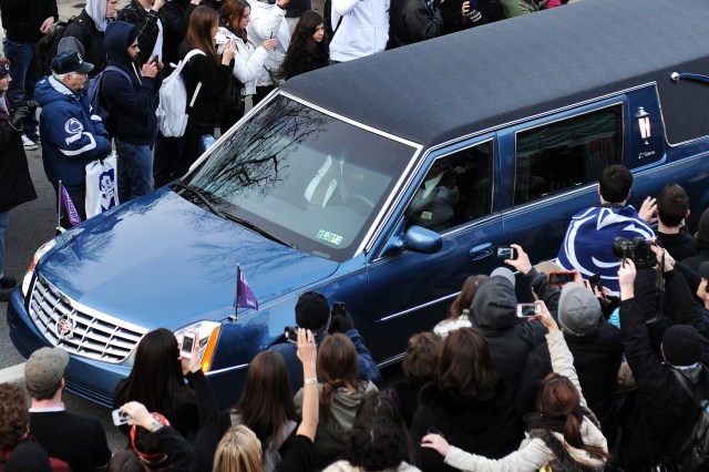 Joe Paterno Funeral and Procession
