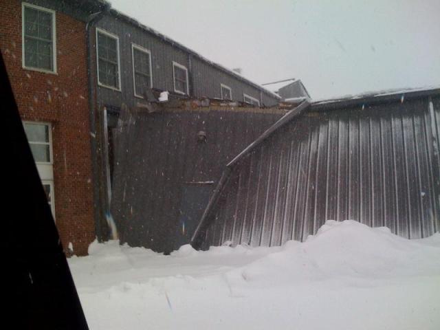 Images: Firehouse Roof Collapses Under Heavy Snow