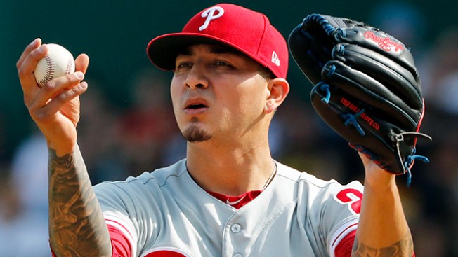 Mysterious Middle Finger Injury Lands Vince Velasquez on Disabled List