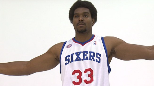 Sixers center Andrew Bynum will miss at least five more weeks of playing time because of a bone bruise in his right knee.