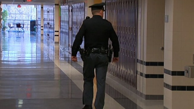 Police officers are now patrolling inside public and private schools in Upper Merion, Montgomery County.