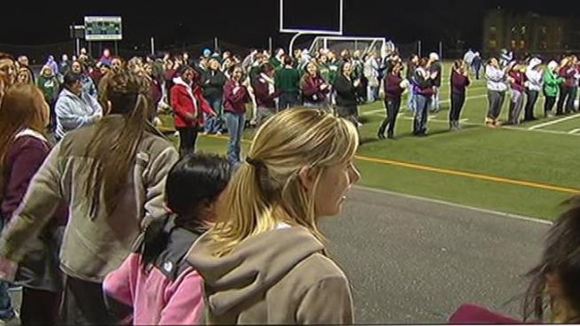 Students, parents and alumni gathered Friday night to mourn the loss of their school.  It is one of dozens slated for closure by the Philadelphia Archdiocese.