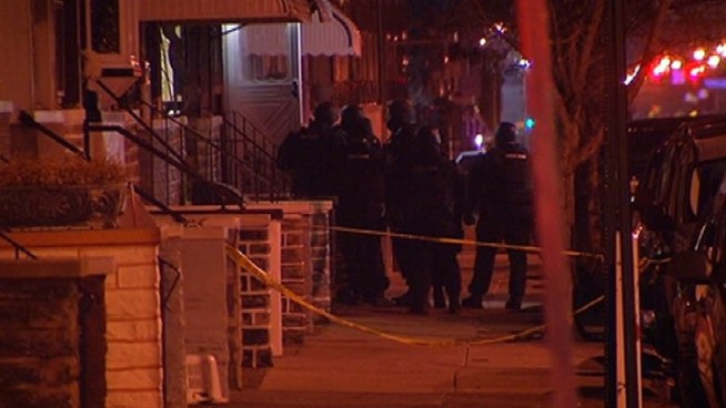 A man is in custody after an overnight standoff with police in the Kensington section of the city.