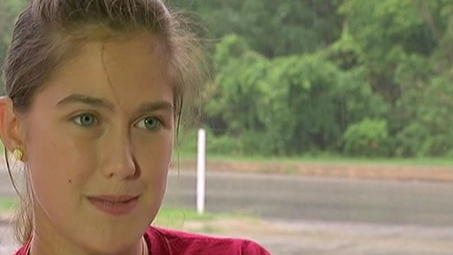 The Bensalem teen says the man stopped his car and asked her for directions, when he tried to grab her, she fought him off and ran home to call police.