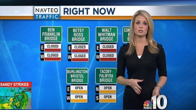Many bridges connecting Pennsylvania and New Jersey are also closed for now.