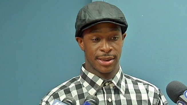 Nelson Mandela Myers says that he was on his way to work when he found the missing 5-year-old in a playground on 69th Street. NBC10's Rosemary Connors reports on the man police were calling a hero.