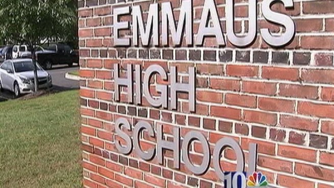 Nude photos of students at Emmaus high school were put into the wrong hands after it was shared with other students. The nude photos of students were found on a pornographic website.
