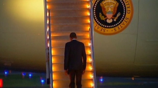 President Obama visited Philly on Thursday where he spoke at fundraisers and enjoyed some water ice.