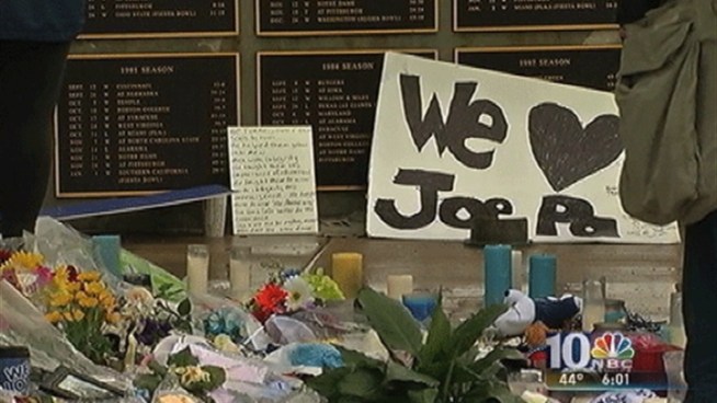 The Nittany Lions are coming together to remember the winningest coach in major college football.