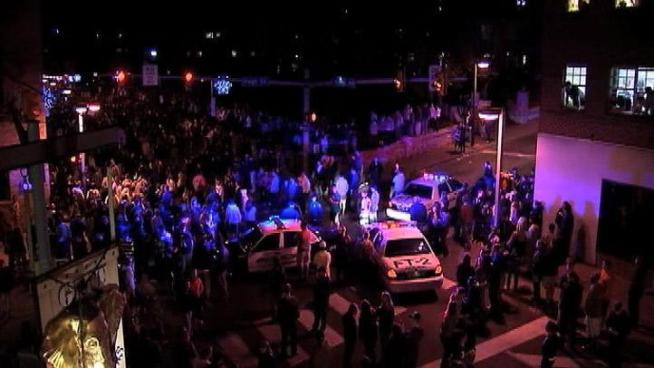 Penn State students took to the streets after receiving news of Joe Paterno's firing.