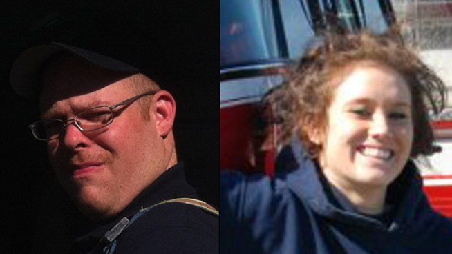 Police say 31-year-old Pemberton Township Fire Lieutenant Joseph Randazzo, Jr. was driving a motorcycle with his passenger, 22-year-old Fire Police Officer Erin Phillips. Investigators say Randazzo was speeding and clipped another motorcycle. Both were thrown from the bike and killed.  NBC10's Christine Maddela reports.