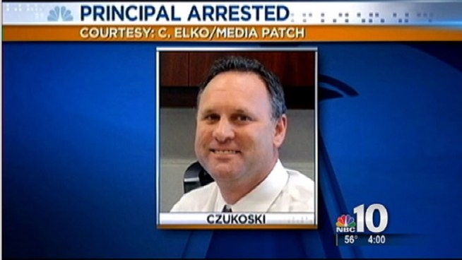 Prosecutors charge a former school principal with possession of child pornography. NBC10's Lu Ann Cahn reports.