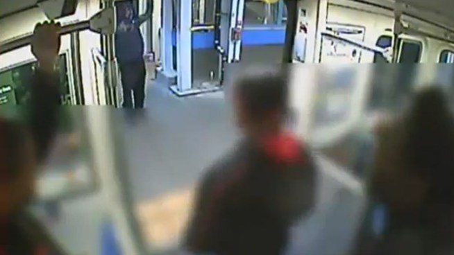 WARNING: Some viewers may find this video disturbing.<br />
Police released video Thursday afternoon of a Sixers fan shooting a Bulls fan on SEPTA's Market-Frankford Line after the game on Wednesday. NBC10's Dawn Timmeney reports.