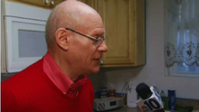 NBC10's Katy Zachry talks with a 72-year-old man who was the victim of a home invasion in Cedarbrook. Stephen Shenk tells NBC10 three masked men came into his home through an unlocked window, tied him up and stole his money and his car.