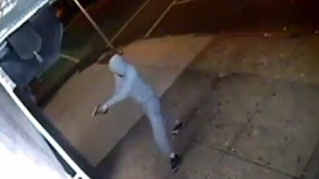 Surveillance video shows a man shooting multiple bullets into a Chinese takeout in East Oak Lane. The men inside the store ducked for cover as the suspect forced his way inside Tuesday night. Philadelphia Police are still looking for the gunman. NBC10's Cydney Long reports the details.