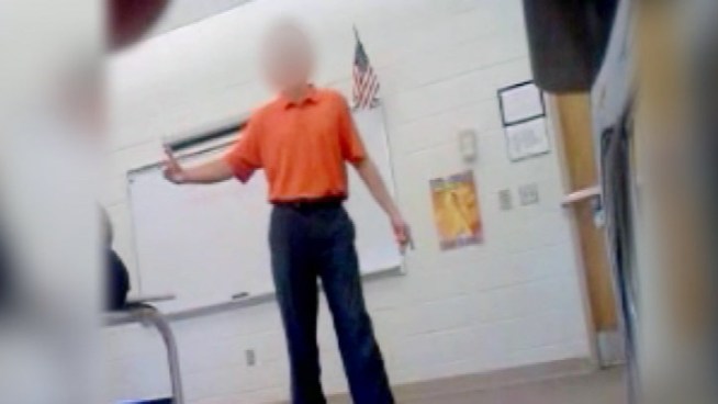 A New Jersey special needs student at Bankbridge Regional High School in Sewell, says he caught his teacher on cell phone bullying him.<br /><br />The Gloucester County School Board announced on November 17, 2011 that they had <a href=