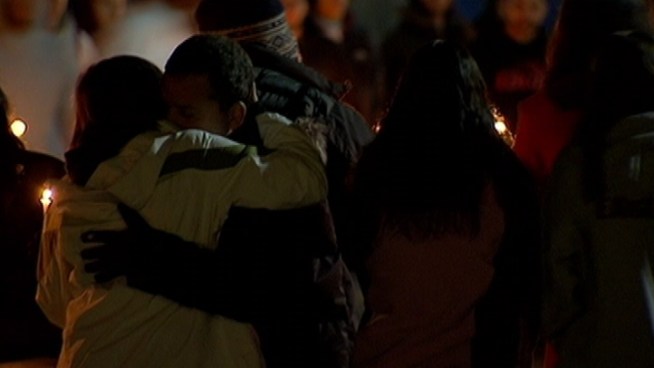 Family and friends gather to mourn the shooting death of a University of Delaware student. Peter DiSabatino, 20, was killed Monday night at an off-campus apartment complex. NBC10's Rosemary Connors talks to his grieving father.