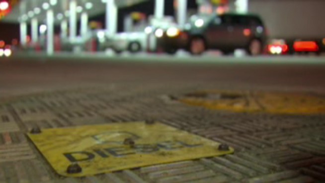 A thief made off with hundreds of gallons of diesel fuel from a Wawa on Bartram Avenue early Monday morning. NBC10's Nefertiti Jaquez explains how he allegedly did it.