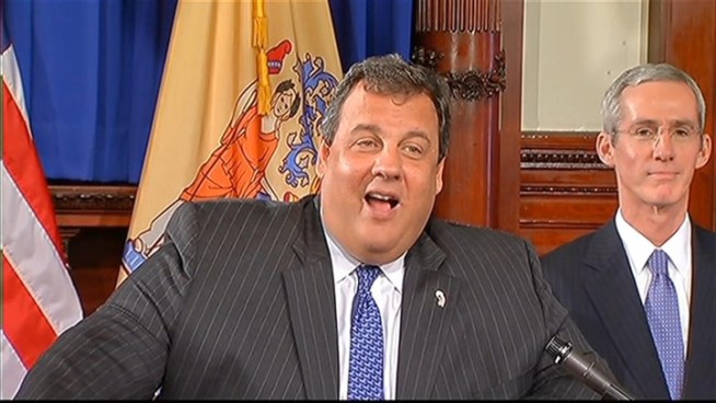 Could a record contract be in Chris Christie's future? New Jersey's Governor sure doesn't think that his duet of Bruce Springsteen's 