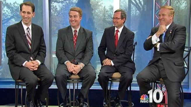Five Republicans will be on the ballot in the Pennsylvania U.S. Senate Republican primary on April 24: businessman Steve Welch, attorney Marc Scaringi, former state Representative Sam Rohrer, businessman David Christian and former coal industry executive Tom Smith. The candidates were questioned on a range of issues from the national debt to foreign policy, the 2012 GOP Presidential race and the health care law  (Please note: candidate Tom Smith was invited but his campaign indicated that Mr. Smith was unable to attend the taping.)