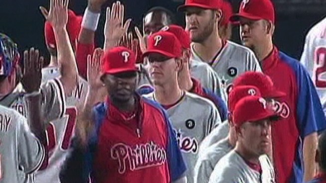 Not only did the Phillies win last night, they made a little bit of history when they set a new franchise record with 102 wins AND now Charlie Manuel is the Winningest Phils manager with 646 wins! Go Phils!