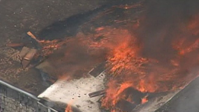 Eight homes went up in flames on the 800 block of N 8th Street in Allentown on Thursday. The fire burned for nearly five hours. NBC10's Lu Ann Cahn reports.