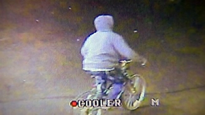 Investigators are searching for an alleged armed robber that uses a bicycle as his getaway. Police believe the bandit is behind robberies in two Pa. counties. NBC10's Doug Shimell spoke to one of the robbery victims.