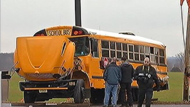 While the National Transportation Safety Board was investigating the site of a fatal bus crash on Friday they witnessed another crash, authorities said. Local residents say a stoplight at the intersection is needed. 