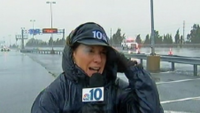 NBC10's Lu Ann Cahn is in Atlantic City where police are blocking off the entry into the city.