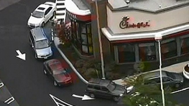 Customers lined up at Chick-fil-A locations in Bucks and Delaware counties on Wednesday. The day was deemed 'Chick-fil-A Appreciation Day' after the company's executive made comments about gay marriage that caused controversy. NBC10's Aditi Roy reports.