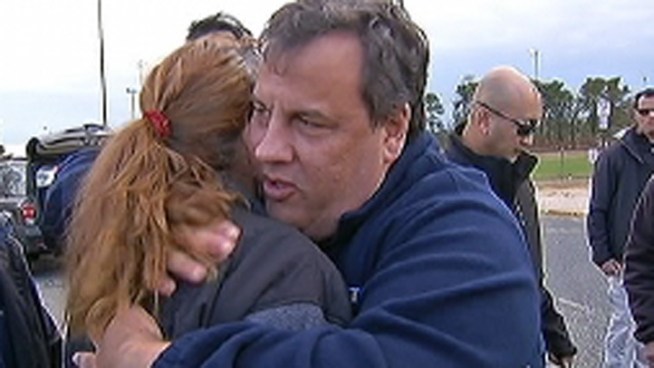 New Jersey Gov. Chris Christie was in Brick, N.J. on Friday to open a FEMA Emergency Help Center and give a status report on the recovery effort. NBC10's Lu Ann Cahn was there.