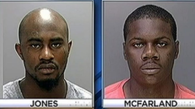 Chancier McFarland, the second suspect in the murder of off-duty Officer Moses Walker Jr., has officially been charged with murder. Investigators say McFarland surrendered to federal agents in Alabama and was flown back to Philadelphia on Monday. Police sources told NBC10's Marisa Brahney that McFarland and the other alleged killer Rafael Jones are accusing one another of being the gunman. 