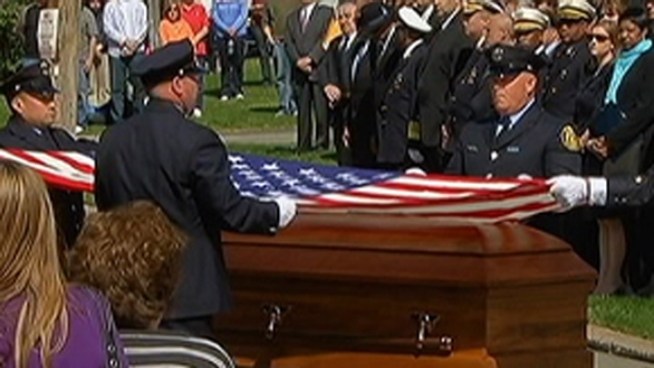 Funeral services are being held Friday for two Philadelphia firefighters killed in the line of duty. Lt. Robert Neary and Firefighter Daniel Sweeney died after battling a warehouse fire in Kensington on Monday. NBC10's Byron Scott reports. 