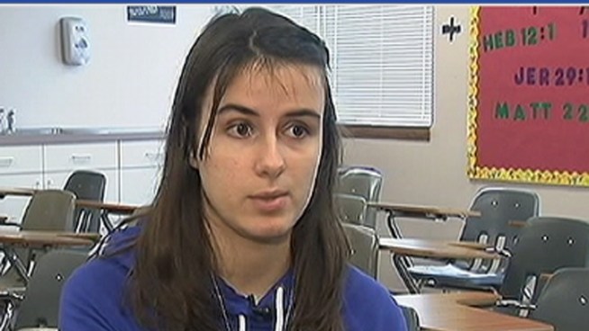 Graceanne Rumer, 17, became a hero when she steered a school bus to safety after the driver had a heart attack. 