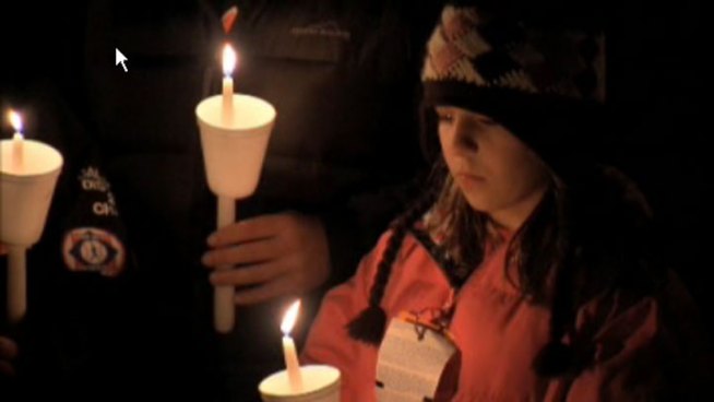 Hundreds of parents, students and teachers come together in Bucks County to remember the shooting victims in Newtown, Connecticut.