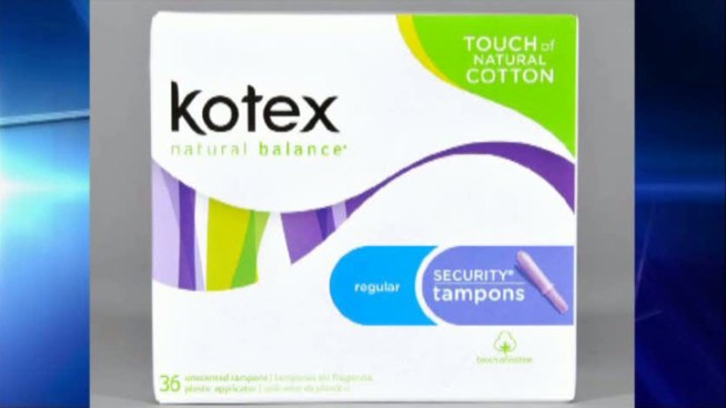 Kotex says more than 16,000 cases of tainted tampons -- some of which have metal shavings in them -- were stolen and sold retailers.