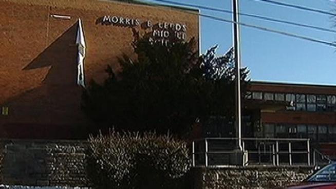 A Morris E Leeds Middle School teacher was hospitalized Monday after allegedly being assaulted by an eighth grade student. 