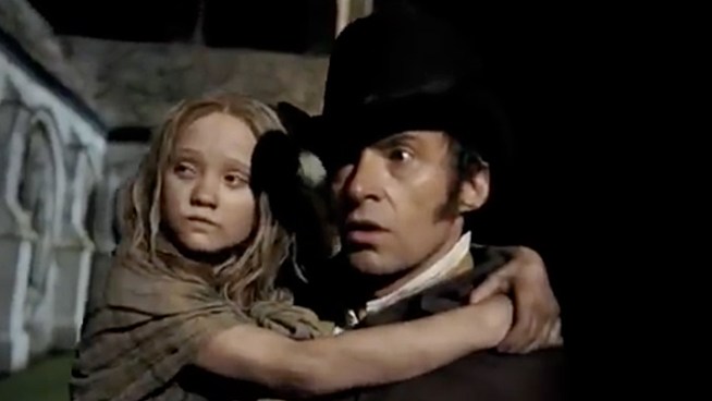 Hugh Jackman, Russell Crowe, Anne Hathaway and Amanda Seyfried star in the umpteenth adaptation of Victor Hugo's classic novel about a cop's relentless pursuit of a bread thief.