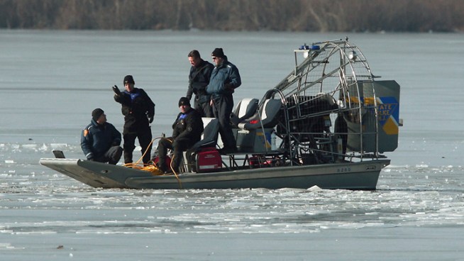 The body of a teenage boy was found Tuesday in the partially frozen New Jersey lake where he and another teen are believed to have fallen through the ice, authorities said. Ida Siegal reports.
