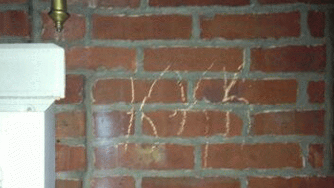 A Maple Shade family arrived home from church last night to find racist graffiti written in chalk on the front of their home. Police are investigating this as a bias incident. NBC10's Cydney Long reports.