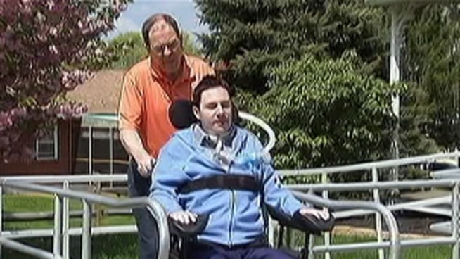 Kevin Neary was shot in the neck last November during a robbery in Northern Liberties. The incident has left Neary paralyzed and breathing on a ventilator. NBC10's Doug Shimell shares Neary's road to recovery. 