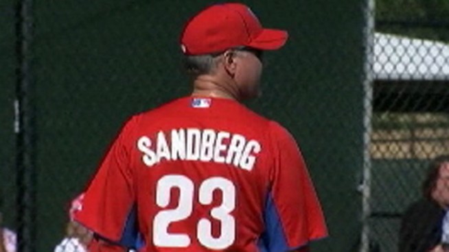 Hall of famer Ryne Sandberg will be the Phillies new third base coach,  but could he end up the new manager? NBC10's John Clark reports.