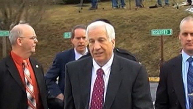 Jerry Sandusky's trial is set to start on time after a judge refused a defense request for delay Wednesday. Sandusky's attorney asked the judge to dismiss charges from three of the 10 alleged victims. NBC10's Rosemary Connors spoke to advocates of the victims. 