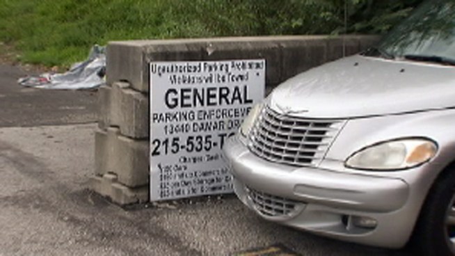 Colleen Kane and Wendell Rich both parked in the same empty gravel lot near a train station and both of them say they were targeted and towed for no reason. NBC10's Harry Hairston investigated.