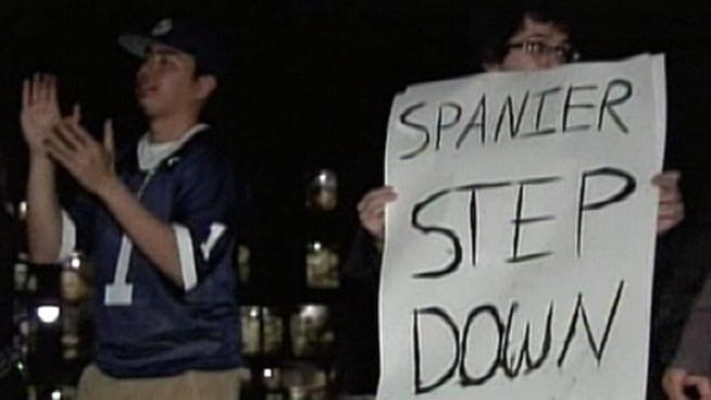 Penn State University President Graham Spanier, has stayed out of the public eye since the sex scandal broke loose. Students say he has left them with many unanswered questions.