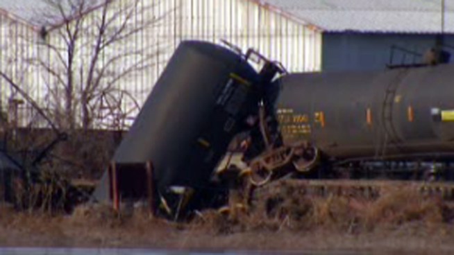 A Conrail train derailed on Friday after a Paulsboro bridge collapsed sending hazardous material into the air. NTSB says there were several recent alignment problems prior to accident. NBC10's Harry Hairston talks about bridge's troubled history.