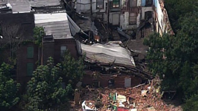 A vacant building in the Port Richmond section of Philadelphia went crashing down Wednesday morning. NBC10's Dawn Timmeney spoke to the Department of Licenses and Inspection and they say the property was under investigation for multiple code violations.