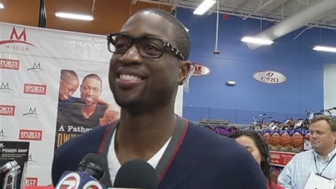 NBA World Champion, fashion extraordinaire and author, Dwyane Wade, was in Sweetwater Saturday discussing his new book and fatherhood, a responsibility he said plays a critical role in all communities.