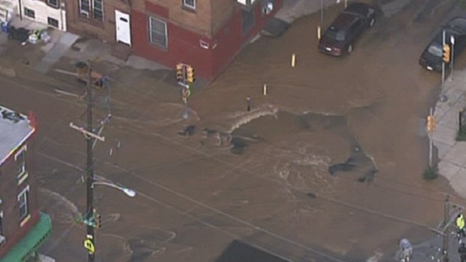 There was another major water main break in Philadelphia on Wednesday. The 48-inch pipe broke at Front and Tioga Streets in North Philadelphia. NBC10's Terry Ruggles spoke to Philadelphia's Water Commissioner about the third big break in less than two weeks.