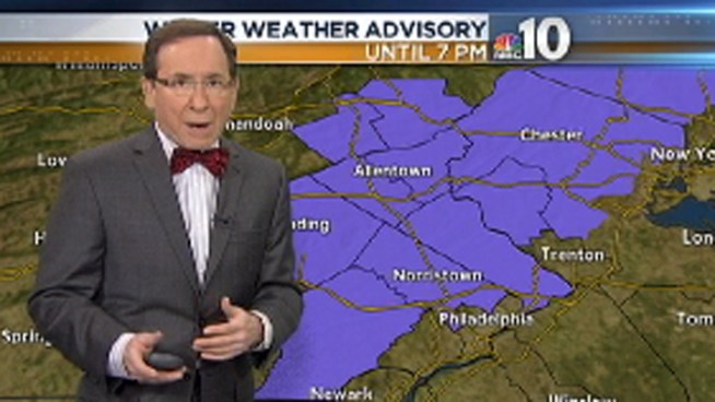 The precipitation is coming to end, but temperatures will be dropping.
